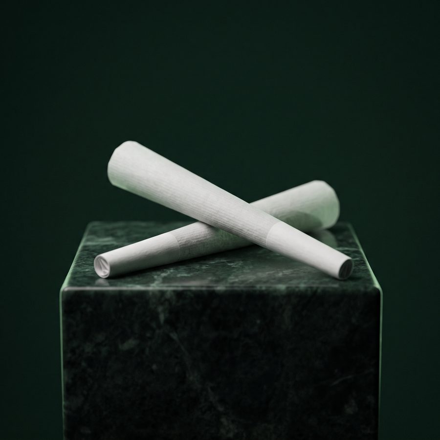 Pre-rolls on display at Georgetown Dispensary