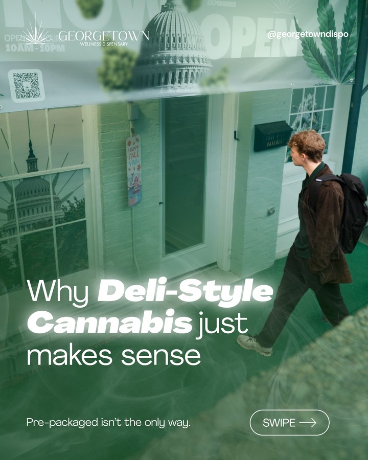 Georgetown Dispensary on Instagram — why deli-style cannabis just makes sense
